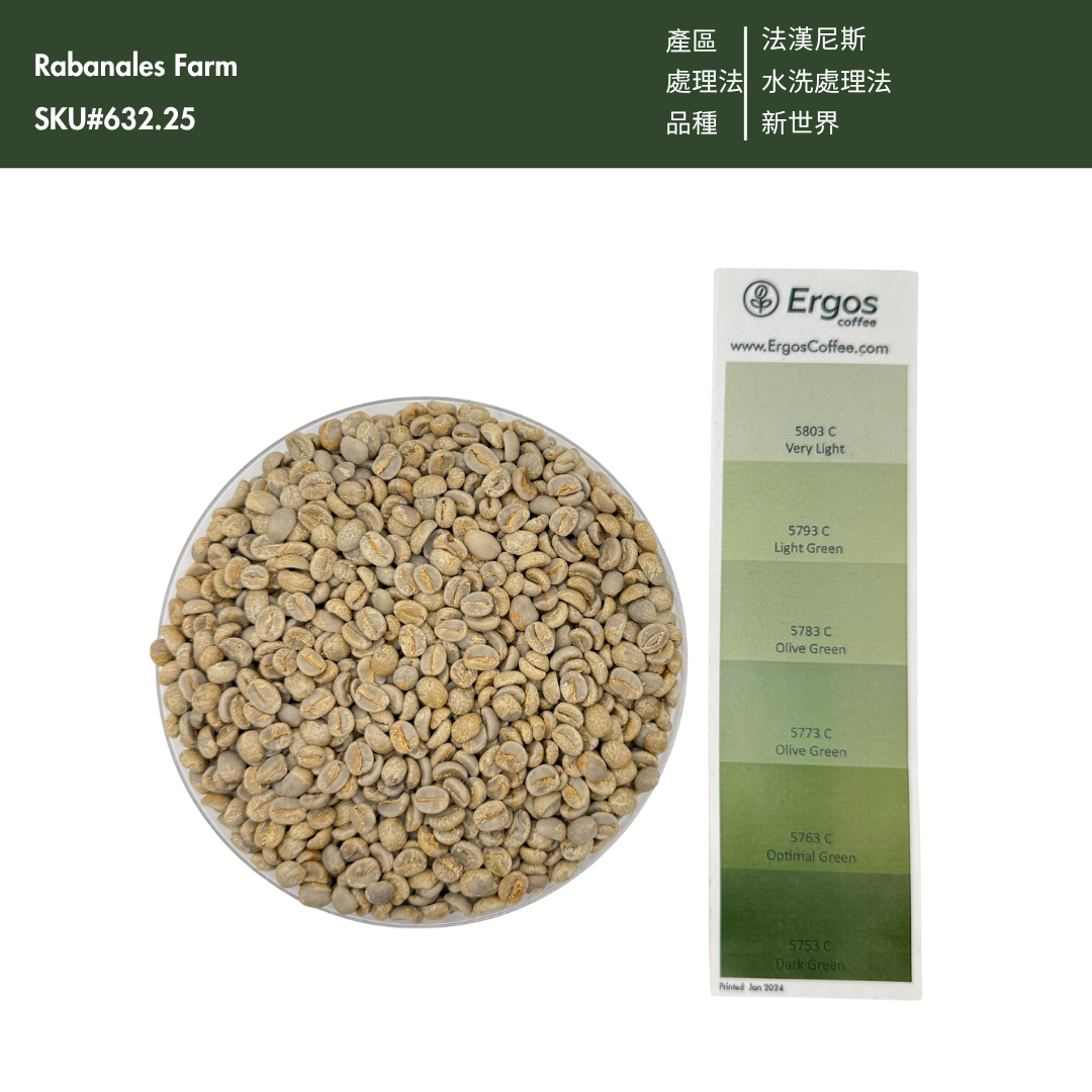 632.25 哈瓦那莊園 Rabanales Farm．新世界．水洗處理法．法漢尼斯