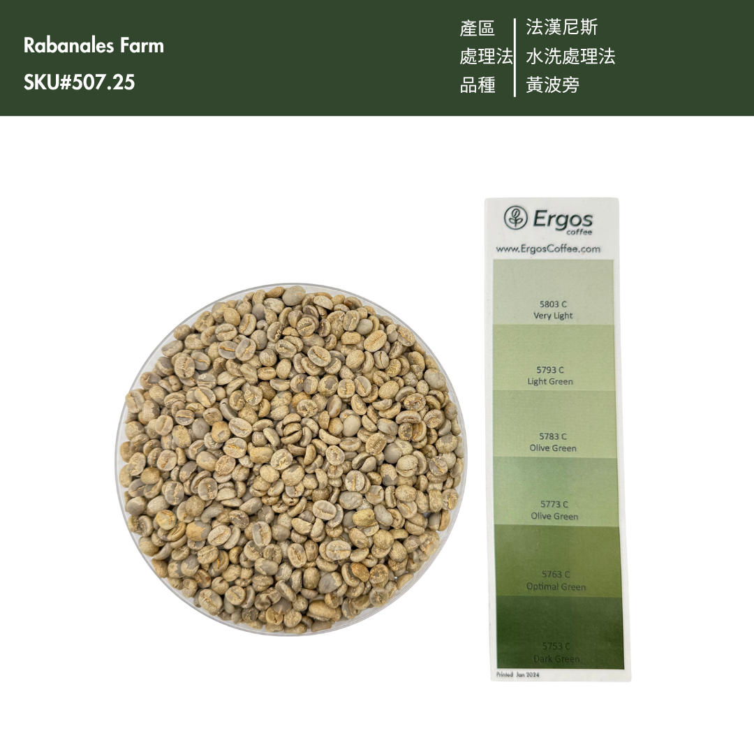 507.25 哈瓦那莊園 Rabanales Farm．黃波旁．水洗處理法．法漢尼斯