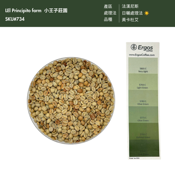 734 小王子莊園 El Principito Farm - 法漢尼斯．黃卡杜艾．日曬處理法 ☀️